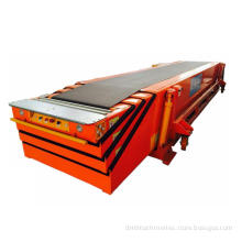 Movable truck loading conveyor container loading equipment